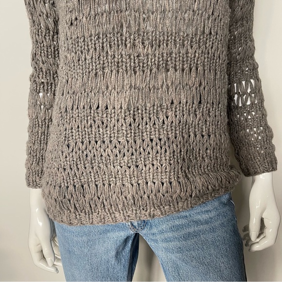 VINCE Open Weave Knit Sweater - Picture 4 of 9